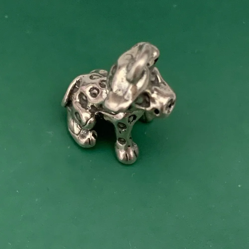 .925 Dalmatian Puppy Sterling Silver Jewelry Charm #pet #dalmatian